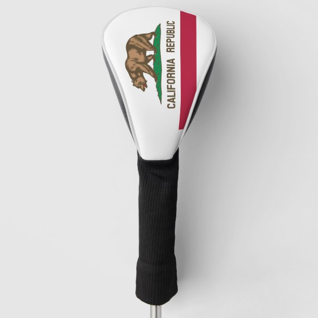 FUNDA PARA PALO DE GOLF BANDERA DE CALIFORNIA (Anverso)