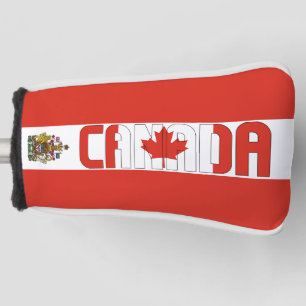 Funda Para Palo De Golf Bandera de Canadá Gorgeous Patriótico