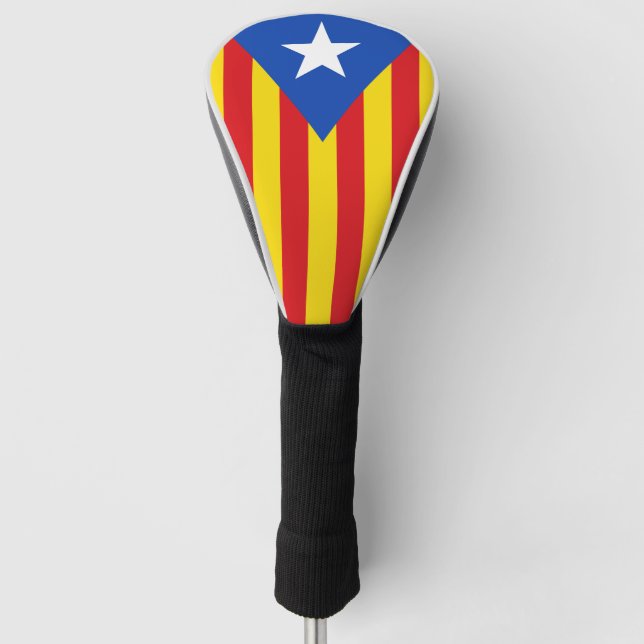 Funda Para Palo De Golf Bandera de Cataluña (Anverso)