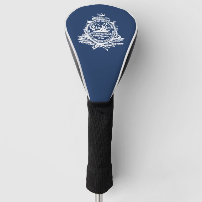 Funda Para Palo De Golf Bandera de Charleston, cubierta del cabezal de gol (Anverso)