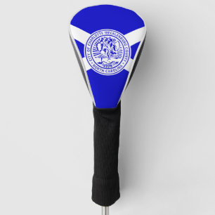 Funda Para Palo De Golf Bandera de Charlotte, Carolina del Norte