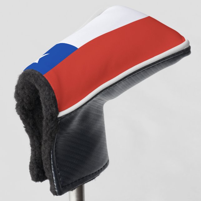 Funda Para Palo De Golf Bandera de Chile (Anverso 3/4)