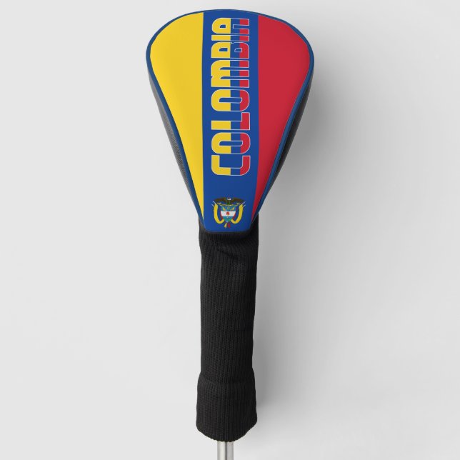 Funda Para Palo De Golf Bandera de Colombia espléndida patriótica (Anverso)