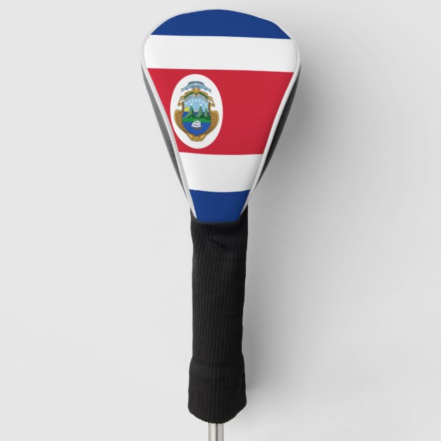 Funda Para Palo De Golf Bandera de Costa Rica  (Anverso)