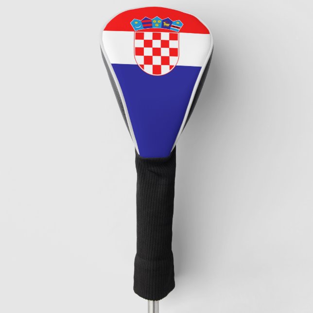 Funda Para Palo De Golf Bandera de Croacia (Anverso)