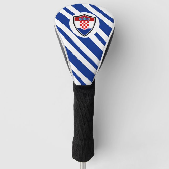 Funda Para Palo De Golf Bandera de Croacia (Anverso)