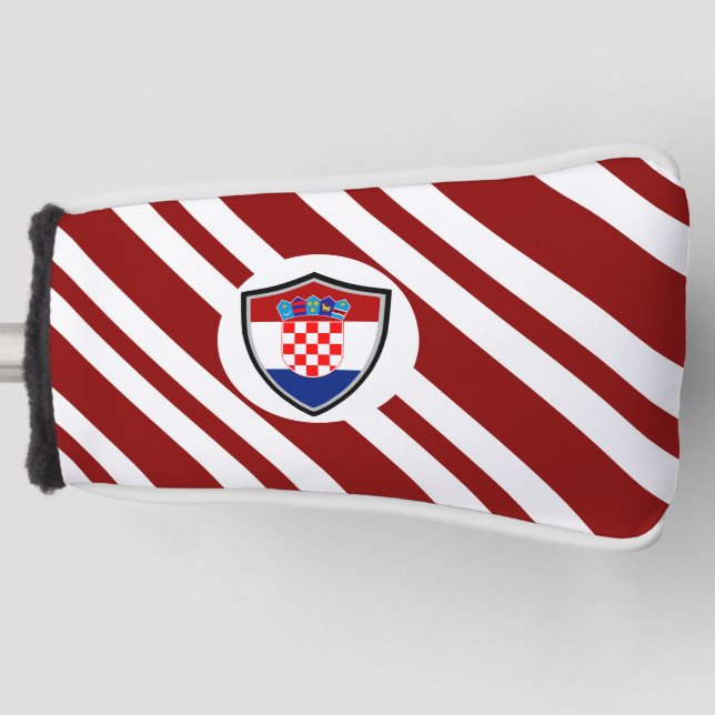 Funda Para Palo De Golf Bandera de Croacia (Anverso)