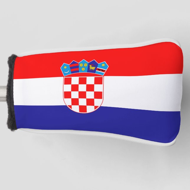 Funda Para Palo De Golf Bandera de Croacia (Anverso)