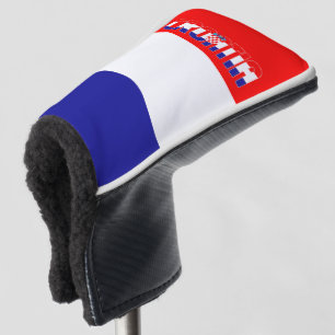 Funda Para Palo De Golf Bandera de Croacia espléndida patriótica