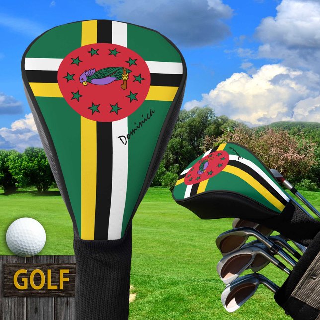 Funda Para Palo De Golf Bandera de Dominica y Dominica / Coberturas de clu (Subido por el creador)