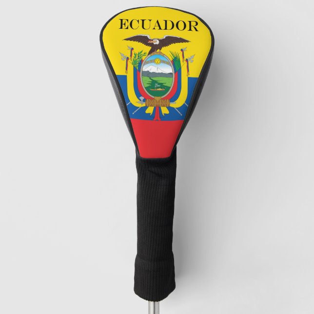 Funda Para Palo De Golf Bandera de Ecuador (Anverso)