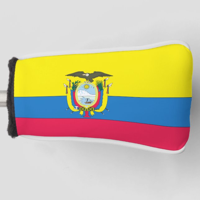 Funda Para Palo De Golf Bandera de Ecuador (Anverso)
