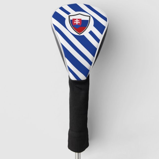 Funda Para Palo De Golf Bandera de Eslovaquia (Anverso)