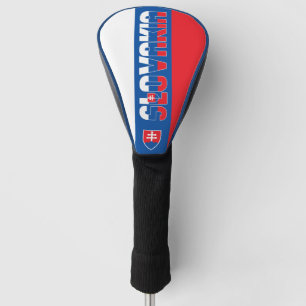 Funda Para Palo De Golf Bandera de Eslovaquia espléndida patriótica
