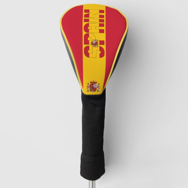Funda Para Palo De Golf Bandera de España espléndida patriótica (Anverso)