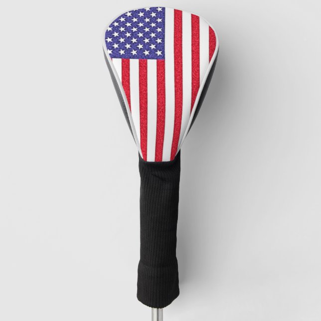 Funda Para Palo De Golf Bandera de Estados Unidos (Anverso)