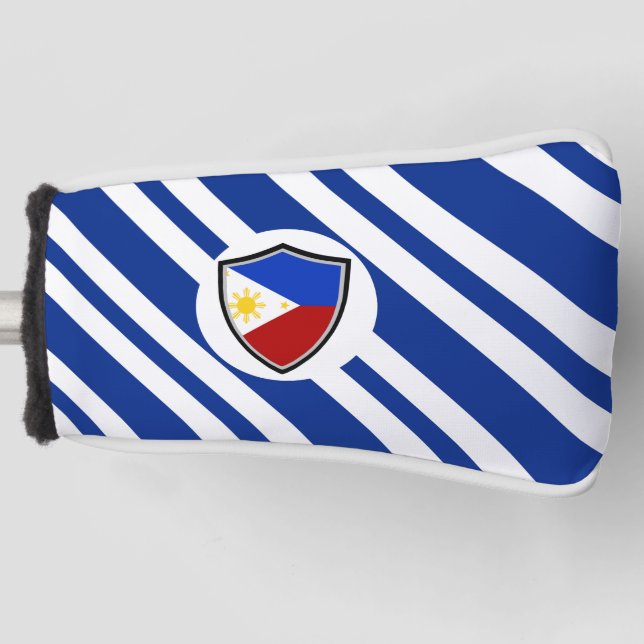 Funda Para Palo De Golf Bandera de Filipinas (Anverso)