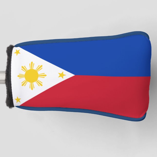 Funda Para Palo De Golf Bandera de Filipinas (Anverso)
