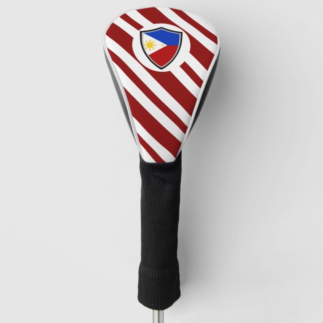 Funda Para Palo De Golf Bandera de Filipinas (Anverso)