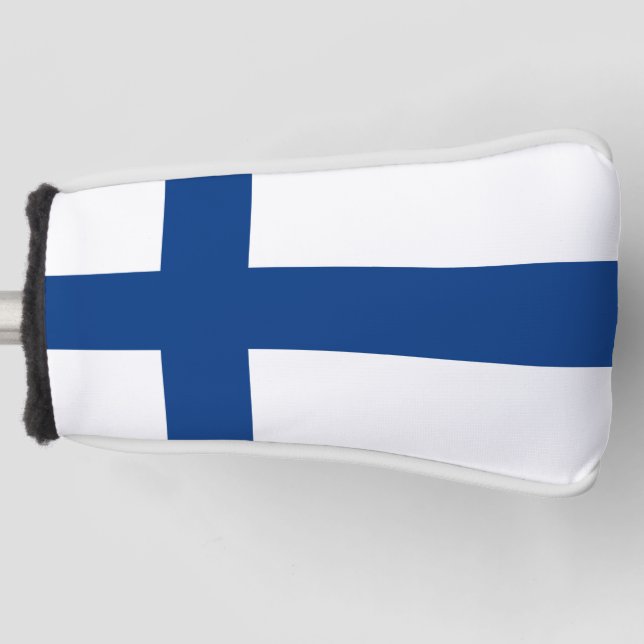 Funda Para Palo De Golf Bandera de Finlandia (Anverso)