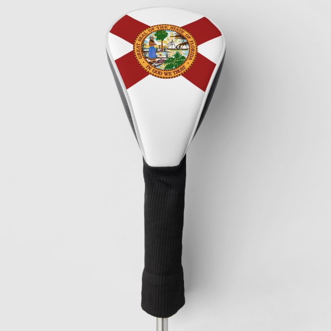 Funda Para Palo De Golf Bandera de Florida (Anverso)
