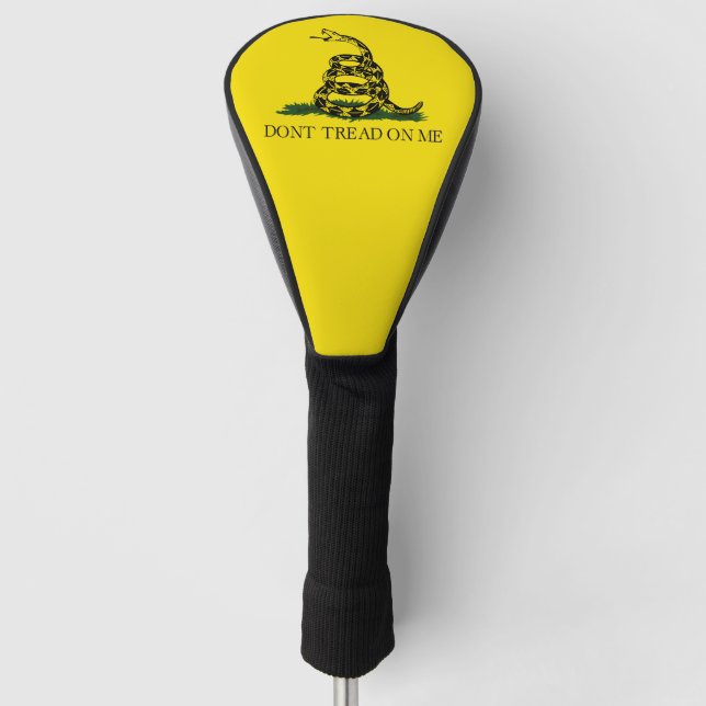 Funda Para Palo De Golf Bandera de Gadsden Rattlesnake: Guerra Revoluciona (Anverso)