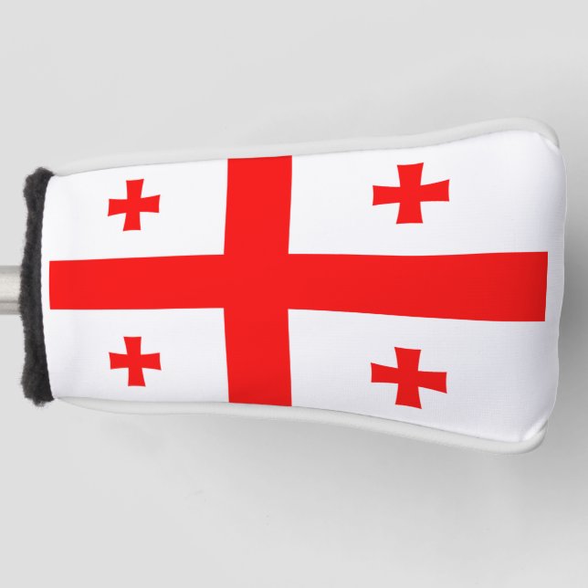 Funda Para Palo De Golf Bandera de Georgia (Anverso)