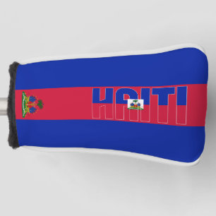Funda Para Palo De Golf Bandera de Haití espléndido patriótico