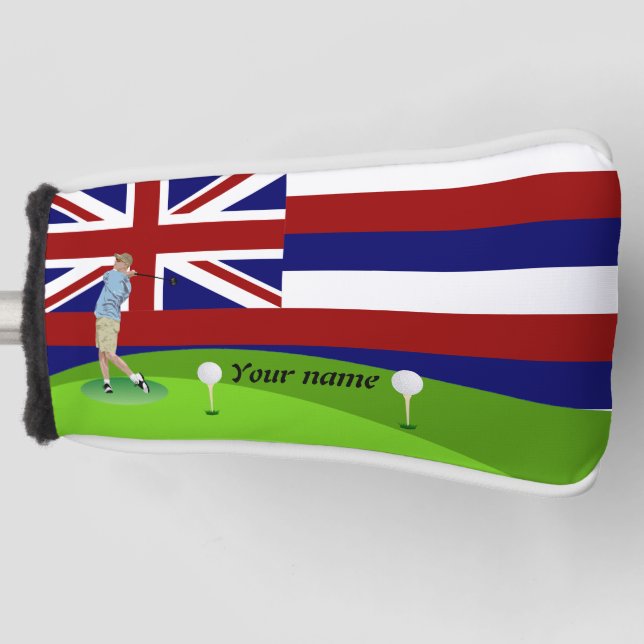 Funda Para Palo De Golf Bandera de Hawái (Anverso)