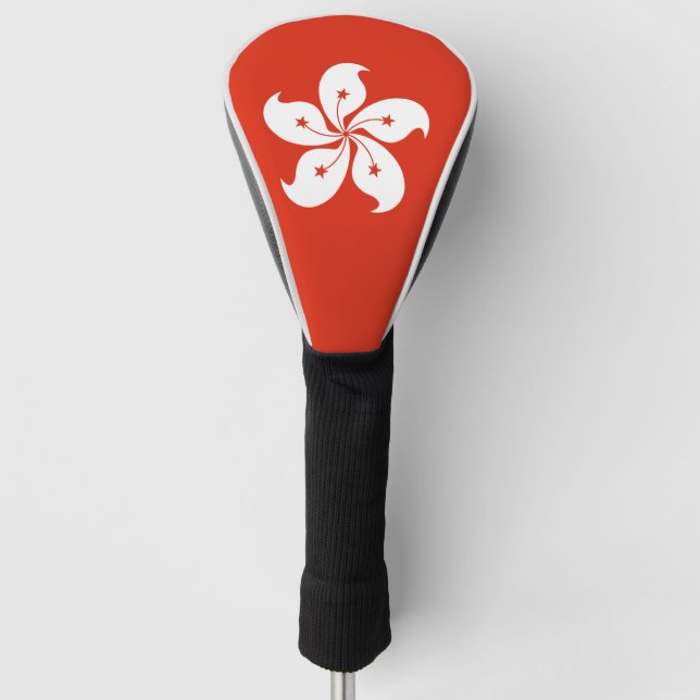 Funda Para Palo De Golf Bandera de Hong Kong (Anverso)
