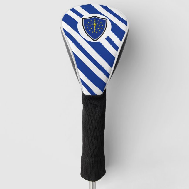 Funda Para Palo De Golf Bandera de Indiana (Anverso)