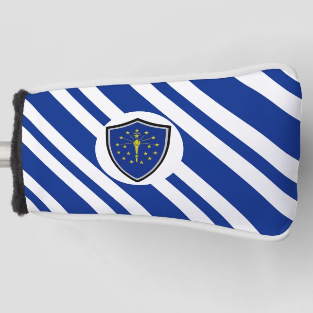 Funda Para Palo De Golf Bandera de Indiana (Anverso)