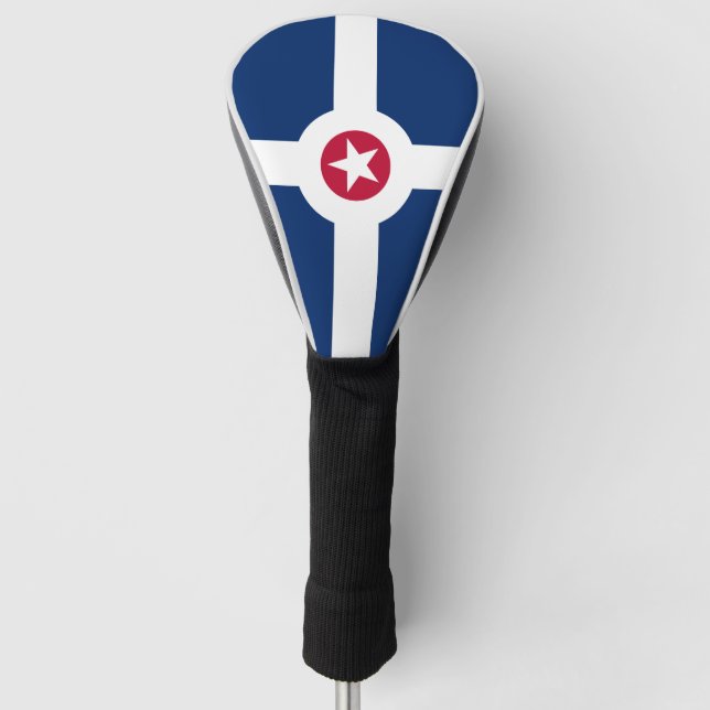 Funda Para Palo De Golf Bandera de Indianápolis, cubierta de cabeza de gol (Anverso)