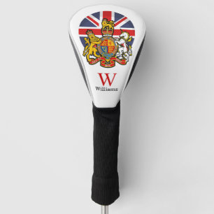 Funda Para Palo De Golf Bandera de Inglaterra y cubierta de cabezal de gol