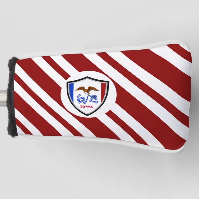 Funda Para Palo De Golf Bandera de Iowa (Anverso)