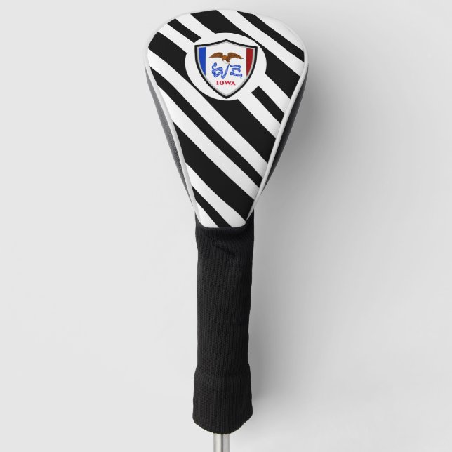 Funda Para Palo De Golf Bandera de Iowa (Anverso)