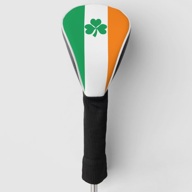 Funda Para Palo De Golf Bandera de Irlanda Shamrock (Anverso)