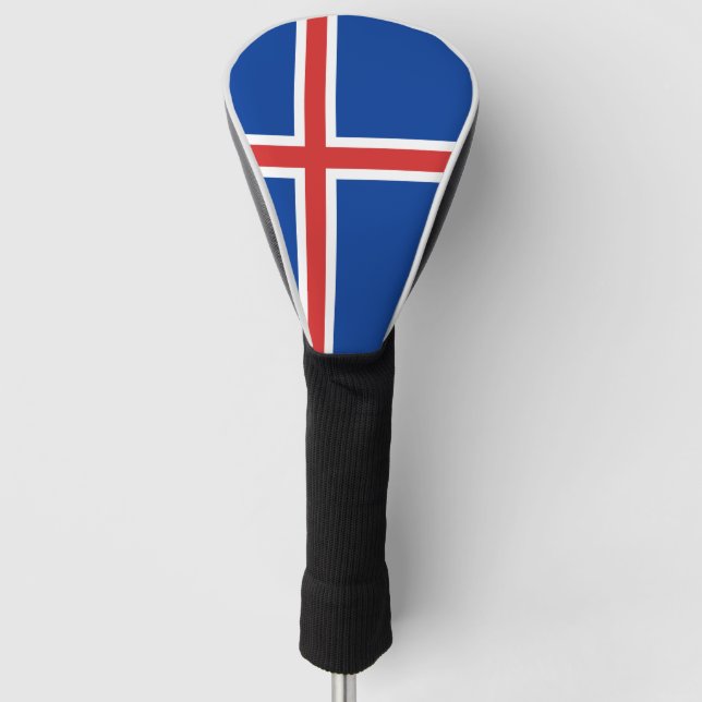 Funda Para Palo De Golf Bandera de Islandia (Anverso)