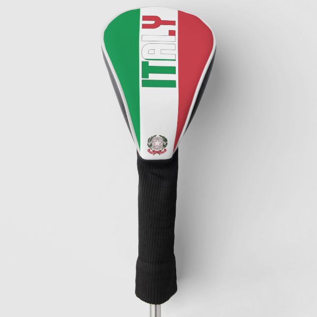 Funda Para Palo De Golf Bandera de Italia espléndida patriótica (Anverso)