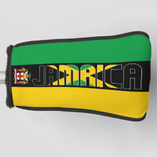 Funda Para Palo De Golf Bandera de Jamaica espléndida patriótica