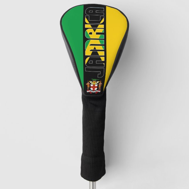 Funda Para Palo De Golf Bandera de Jamaica espléndida patriótica (Anverso)