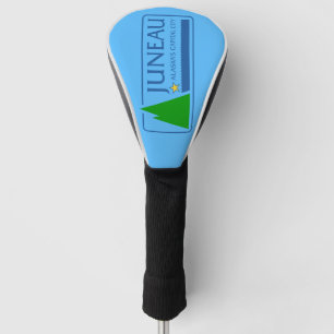 Funda Para Palo De Golf Bandera de Juneau, cubierta del cabezal de golf de