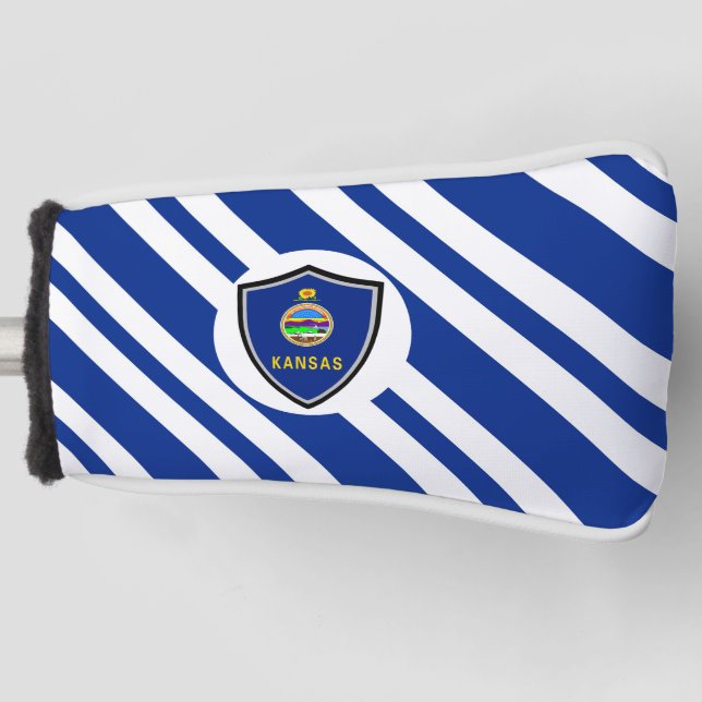 Funda Para Palo De Golf Bandera de Kansas (Anverso)
