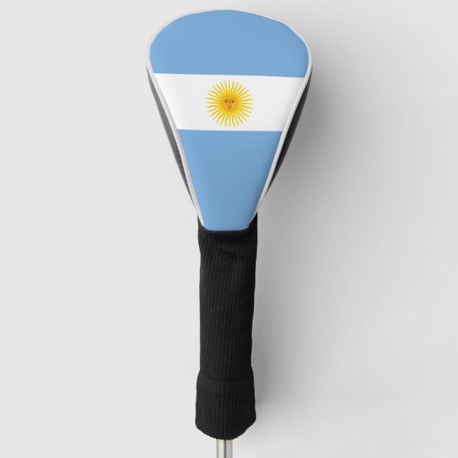 Funda Para Palo De Golf Bandera de la Argentina (Anverso)