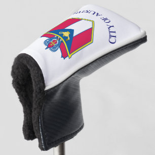 Funda Para Palo De Golf Bandera de la ciudad de Austin