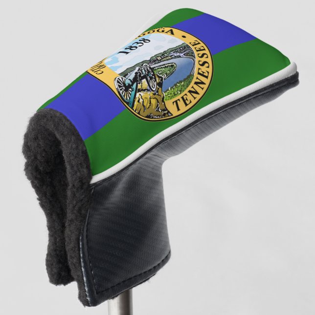 Funda Para Palo De Golf Bandera de la ciudad de Chattanooga (Anverso 3/4)