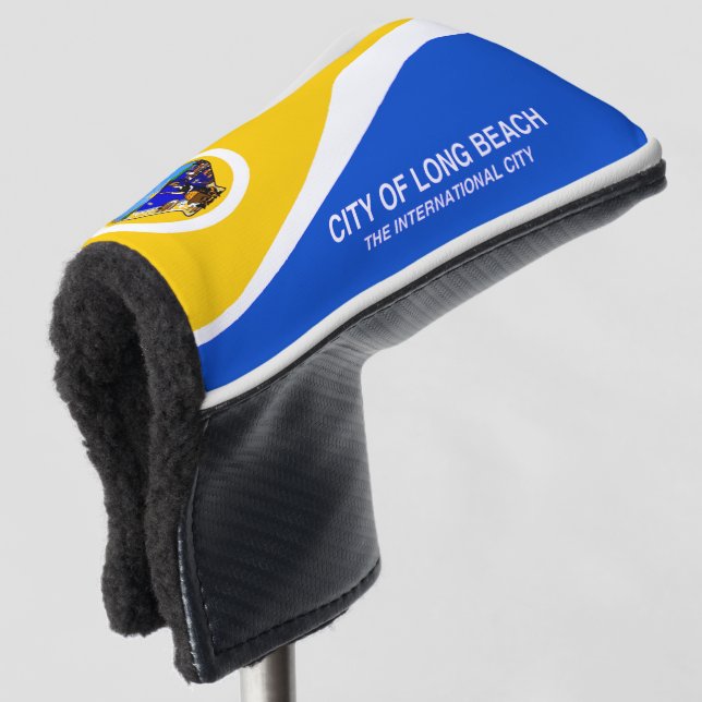 Funda Para Palo De Golf Bandera de la ciudad de Long Beach (Anverso 3/4)