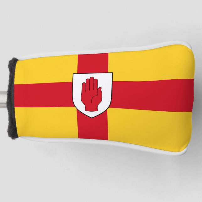 Funda Para Palo De Golf Bandera de la cubierta del cabezal de golf Ulster (Anverso)