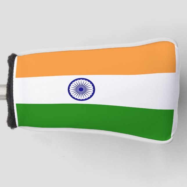Funda Para Palo De Golf Bandera de la India (Anverso)