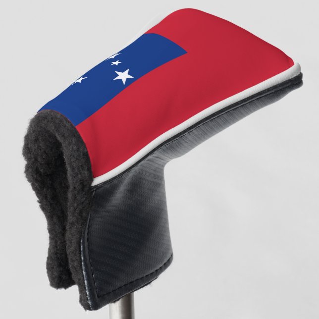 Funda Para Palo De Golf Bandera de la isla de Samoa Patriótica (Anverso 3/4)